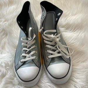 NWT Converse sneakers Leather High Top men’s 8.5 and women 10.5